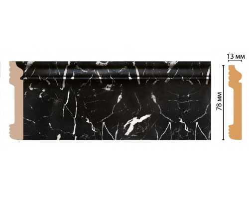 Плинтус напольный DECOMASTER D005-78ДМ (79*13*2400мм)