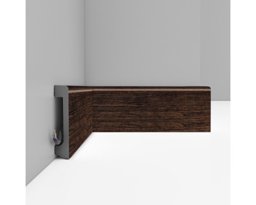 Плинтус напольный DECOMASTER D235-966 ДМ (80*17*2400 мм)