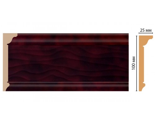 Плинтус потолочный DECOMASTER D218-62 (100*25*2400мм)