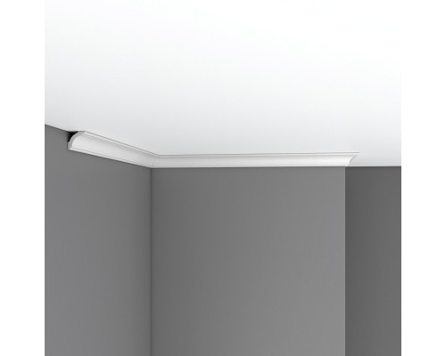 Плинтус потолочный гладкий DECOMASTER 96251F гибкий (25*25*2400мм)