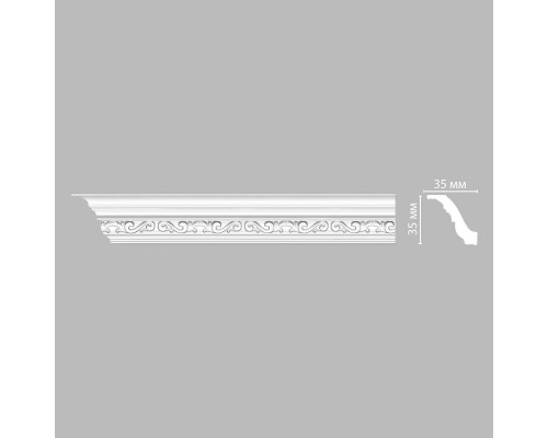 Плинтус потолочный с рисунком DECOMASTER 95842F (35*35*2400мм)