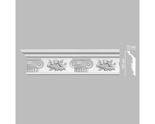 Плинтус потолочный с рисунком DECOMASTER DT-9830 (62*180*2400мм)