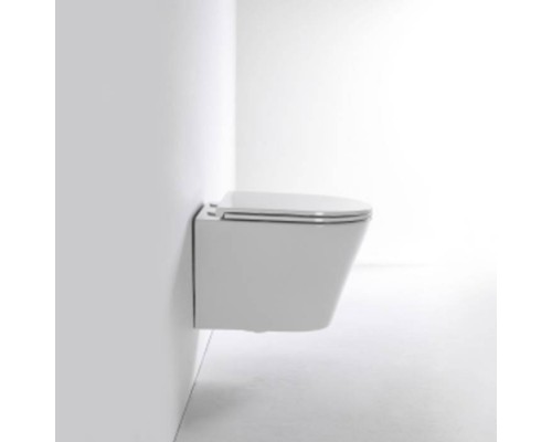 TECEspring K Комплект: Унитаз подвесной Kompakt, безободковый, со смывом Torando flush, сиденье Slim с микролифтом и быстрым снятием, цвет: белый. 9700997