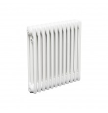 Трубчатый радиатор ТЕПЛОФОРТ ТР3057, 12 секций, боковое подключение 3/4”, белый глянец 200050