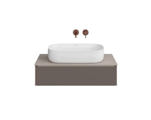 Kerama Marazzi Magica Тумба подвесная, 88.4х48.5х22см., 1 ящик, цвет: вечерний серый матовый. MA.90.1\EGR.M