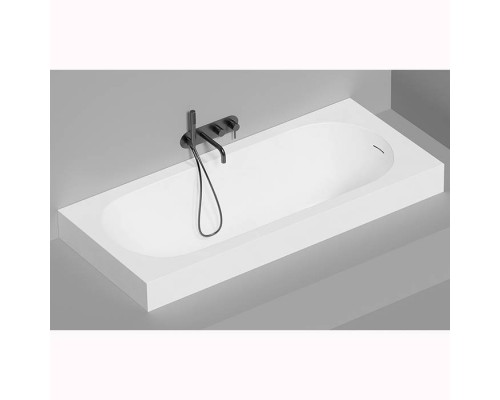 Salini Ornella Kit Встраиваемая ванна 180х80х60cм, овальная чаша, донный клапан, сифон, щелевой слив-перелив, S-Sense, цвет: белый глянцевый. 102412G Salini Ornella Kit Встраиваемая ванна 180х80х60cм, овальная чаша, донный клапан, сифон, щелевой слив-перелив, S-Sense, цвет: белый глянцевый. 102412G