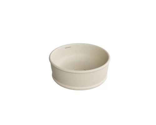 Kerama Marazzi Circo Раковина 36х36х13.5см., накладная, без отв., без перелива, цвет: песочный матовый. CI.wb.36\SAN