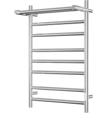 Полотенцесушитель электрический Bauedge Stil Shelf R 50х80, с полкой, нержавеющая сталь полированная