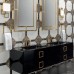 Oasis Daphne Композиция №31 Комплект мебели подвесная, 174х52.5хh220см, цвет: glossy Black/золото.