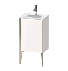 Duravit XViu Тумба подвесная 43x31x59.1см, с раковиной, 1 дверь, (петли справа), цвет: белый глянцевый/champagne matt. 0733450041,  XV9714B1,  XV4068RB122