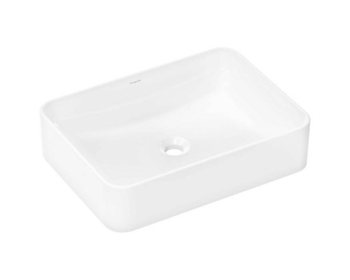 Hansgrohe Xuniva Q Раковина-чаша 55х40см., без отв., накладная, без перелива, цвет: белый. 60168450