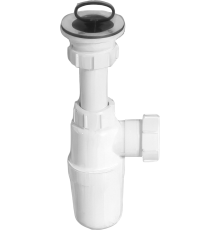 Сифон для раковины McAlpine MRSK1-A компрессионый, с пробкой