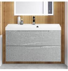 Тумба с раковиной BelBagno Vittoria 90 подвесная, toros bianco, белая глянцевая раковина