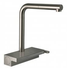 Hansgrohe Aquno Select M81 Смеситель для кухни 250, на 1 отв., с вытяжным душем, 2jet, sBox, цвет: нержавеющая сталь. 73830800