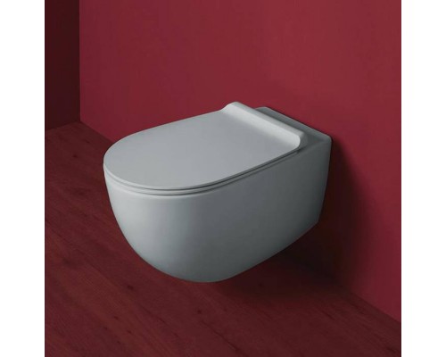 Simas Vignoni Унитаз подвесной безободковый 56x36.5см, цвет: tela matt. F85,  VI18 tela matt