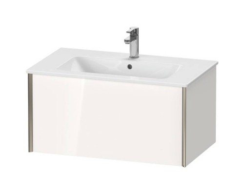 Duravit XViu Тумба подвесная 81x48x40см с раковиной, с 1 выдвижным отделением, цвет: белый глянцевый. 2336830000, XV40260B122 Duravit XViu Тумба подвесная 81x48x40см с раковиной, с 1 выдвижным отделением, цвет: белый глянцевый. 2336830000, XV40260B122