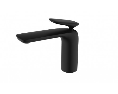AQM6510MB Como Смеситель для раковины 127 мм, гладкий, подводка ½ Черный матовый AQM6510MB