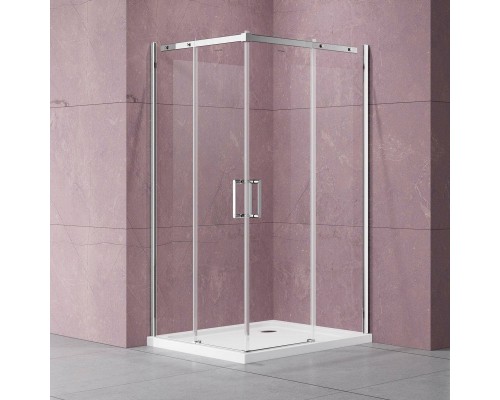 Душевой уголок Vincea Dice VSS-4D100CL 100х100 см, профиль хром