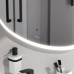 M8FMOX0801WGS Зеркало универсальное с контурной LED-подсветкой, ИК- сенсором, квадрат, 80 см