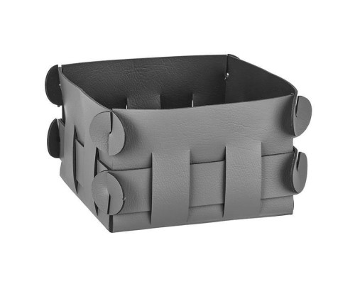 ADJ Корзинка Shlesser, 13x13xH8 см., цвет: серый/черный ADJ Корзинка Shlesser, 13x13xH8 см., цвет: серый/черный