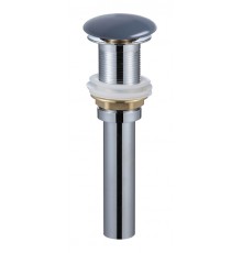 AQM7002-0MDG Донный клапан PushOpen, без перелива, керамическая накладка, Темно-серый матовый AQM7002-0MDG