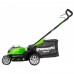Газонокосилка аккумуляторная Greenworks G40LM40 (АКБ 3 А.ч; ЗУ)