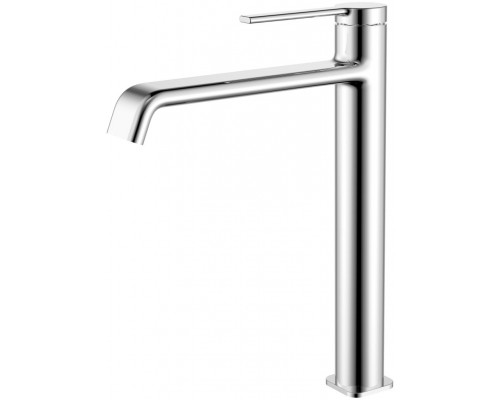 AQM6414CR Asti Смеситель для свободностоящей раковины 231 мм, гладкий, подводка ½ Хром AQM6414CR