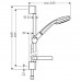 Hansgrohe Croma 100 Душевой гарнитур, 66см., цвет: хром. 27717000
