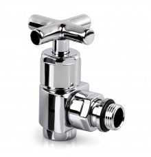 Вентиль SR Rubinetterie угловой (крест) серияPrestigeMinimal1/2 цвет хром 0375-1500C000