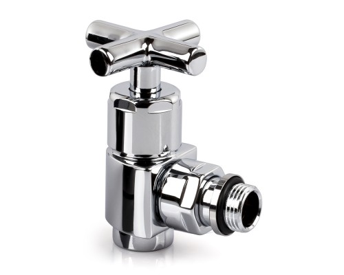 Вентиль SR Rubinetterie угловой (крест) серияPrestigeMinimal1/2 цвет хром 0375-1500C000