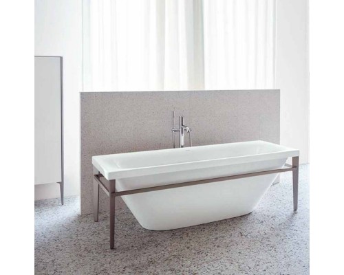 Duravit XViu Ванна отдельностоящая 180х80см, акриловая бесшовная панель, слив-перелив,, цвет: champagne matt. 700443000B10000 Duravit XViu Ванна отдельностоящая 180х80см, акриловая бесшовная панель, слив-перелив,, цвет: champagne matt. 700443000B10000