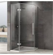 Душевой уголок Abber Ewiges Wasser AG05090 90x90, профиль хром, стекло прозрачное