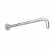 Almar 316 Stainless Steel Кронштейн для верхнего душа, настенный, 45 см с круглым отражателем, цвет: нержавеющая сталь брашированная AISI 316. E021103.316