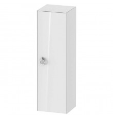 Duravit White Tulip Шкаф подвесной 40x36х132см., 1 дверца, 3 стекл. полки с алюм., петли справа, цвет: белый высокоглянцевый. WT1333R8585