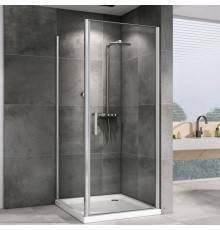 Душевой уголок Abber Sonnenstrand AG04100-S70 70x100, профиль хром, стекло прозрачное