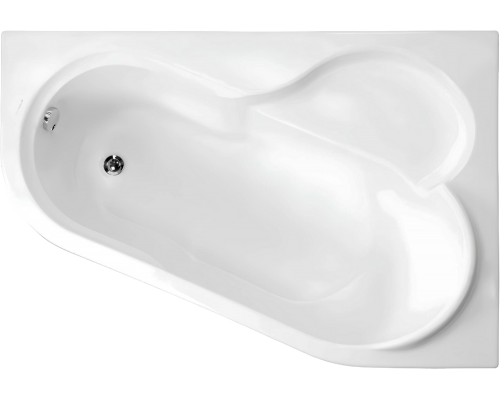 Акриловая ванна Vagnerplast Selena R 145x100 см, угловая, с каркасом, асимметричная