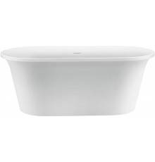 Акриловая ванна Aquanet Smart 260047 170x80 см, отдельностоящая, овальная, с ножками, со сливом-переливом