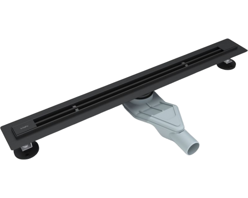 Душевой трап (лоток) Esbano Slim Line 60 cм, матовый черный