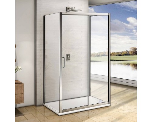 Душевой уголок Good Door Neo WTW+SP+SP 120х80 см + очиститель для стекол