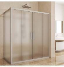 Душевой уголок Kubele DE019 R4-MAT-MT 150х70 см, профиль матовый хром