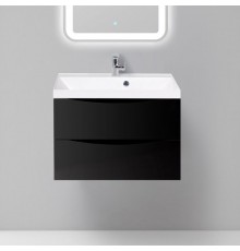 Тумба под раковину BelBagno Marino 70 nero lucido (Ненадлежащее качество: сломана задняя планка, царапины на корпусе)
