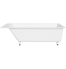 Ванна из искусственного камня Salini Cascata Kit S-Stone 180x80 см, с ножками, со сливом-переливом, с донным клапаном, матовая
