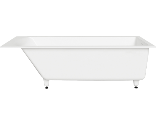 Ванна из искусственного камня Salini Cascata Kit S-Stone 180x80 см, с ножками, со сливом-переливом, с донным клапаном, матовая