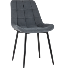 Стул Stool Group Флекс велюр тёмно-серый