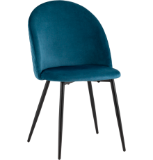 Стул Stool Group Lilly велюр сине-зеленый