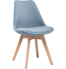 Стул Woodville Bonuss light blue, ножки wood