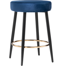 Барный табурет Woodville Plato dark blue