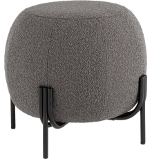 Пуф Stool Group Флик темно-серый, черный
