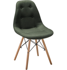 Стул R-Home Eames W темно-зеленый, ножки бежевые