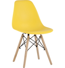 Комплект стульев Stool Group Eames DSW разборный каркас, желтый 4 шт